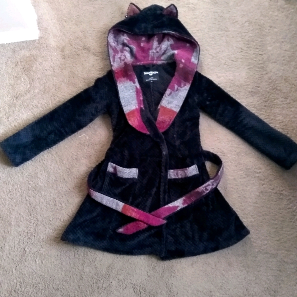 Spirithoods Fauxeva Cozy Feline Robe